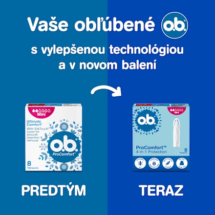 Tampóny ProComfort Mini o.b.