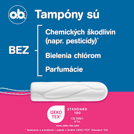 Tampóny Original Super o.b.