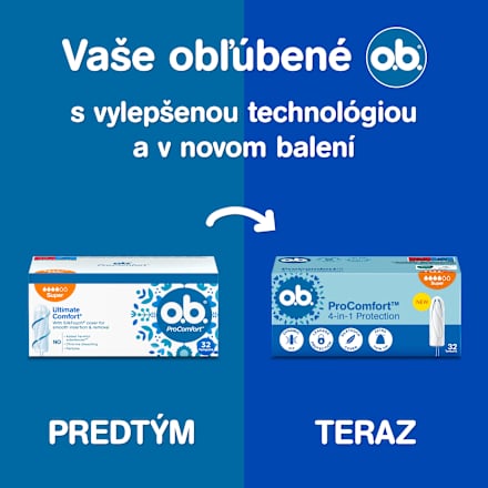 Tampóny ProComfort Super o.b.