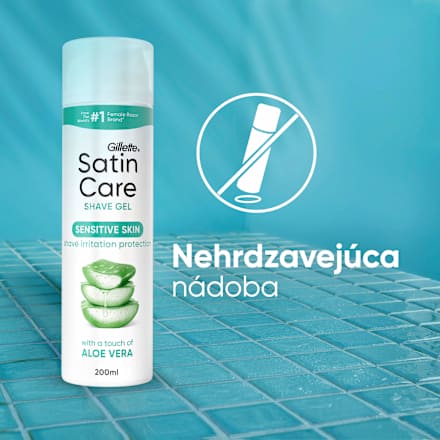 Żel do golenia SATIN CARE do skóry wrażliwej  Satin Care