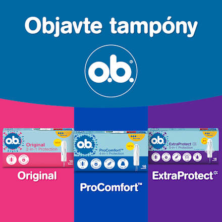 Tampóny ExtraProtect Super o.b.
