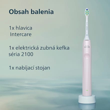 Sonická elektrická zubná kefka 2100, ružová Philips Sonicare