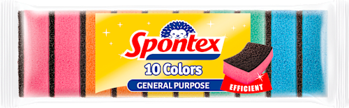 Hubky na umývanie riadu Colors Spontex