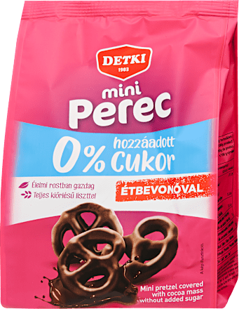 Mini perec étbevonóval, hozzáadott cukor nélkül Detki
