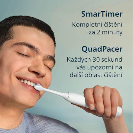 sonický elektrický zubní kartáček 4100 HX4041/41, bílý Philips Sonicare