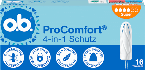 Tampons ProComfort Super o.b.
