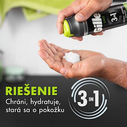 Gél na holenie Labs 3v1 Gillette