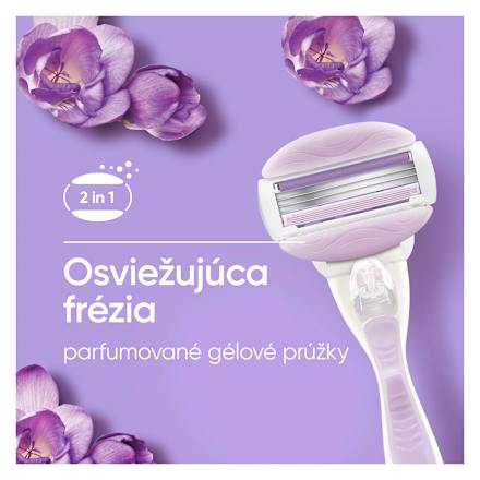 Dámsky holiaci strojček ComfortGlide Breeze + 2 náhradné hlavice Gillette Venus