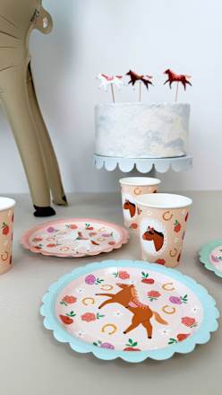 Party-Dekorationsset, Pferd Mix 17tlg PartyDeco