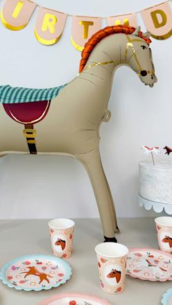 Party-Dekorationsset, Pferd Mix 17tlg PartyDeco