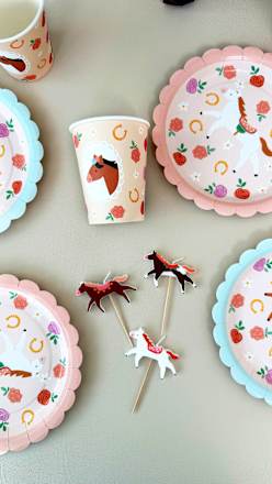 Party-Dekorationsset, Pferd Mix 17tlg PartyDeco