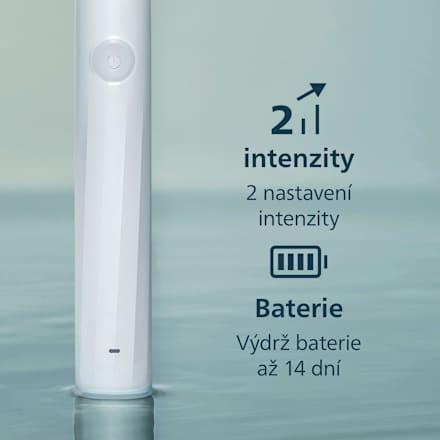 sonický elektrický zubní kartáček 2100 HX4021/01, bilý Philips Sonicare