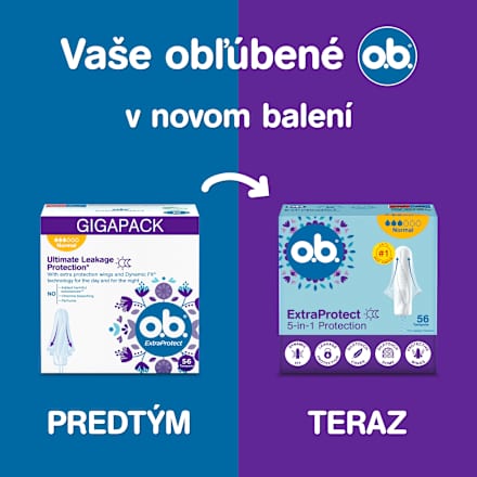Tampóny ExtraProtect Normal o.b.
