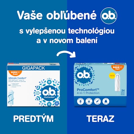 Tampóny ProComfort Super o.b.