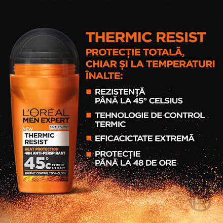 Dedorant roll-on THERMIC REZSST L'ORÉAL PARiS MEN EXPERT