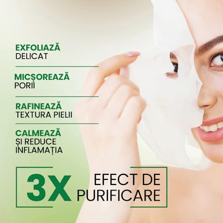 Mască șervețel pentru purificarea porilor cu ser concentrat și exozomi Elmiplant