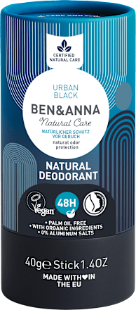 deodorant stick Urban Black BEN&ANNA