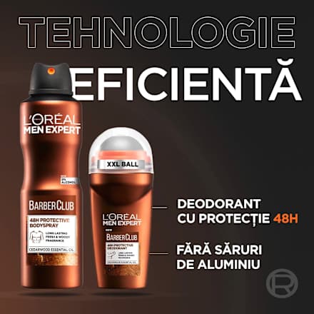 Deodorant roll-on BARBERCLUB L'ORÉAL PARiS MEN EXPERT