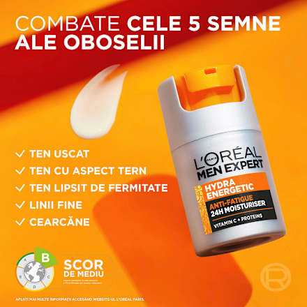 Cremă Expert Hydra Energetic L'ORÉAL PARiS MEN EXPERT
