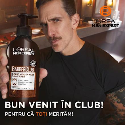 Gel de curățare 3-în-1 pentru bărbați L'ORÉAL PARiS MEN EXPERT