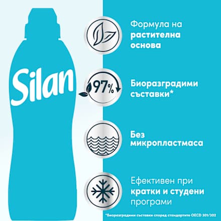 Омекотител за пране Sensitive & Baby, 130 пранета Silan