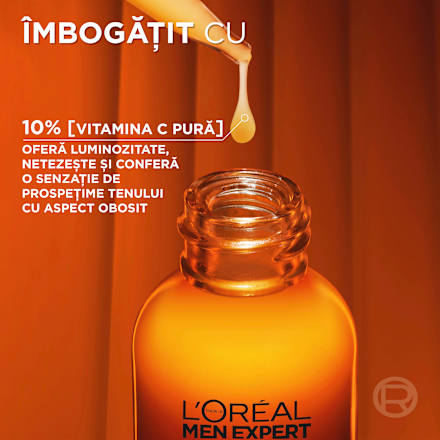 Serum cu efect de luminozitate pentru bărbați L'ORÉAL PARiS MEN EXPERT