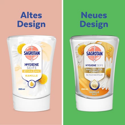 Flüssigseife No-Touch Starterset + Nachfüller Kamille  Sagrotan