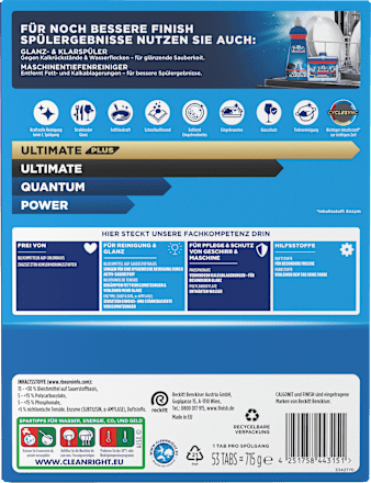 Geschirrspül-Tabs Power Classic Maxi Finish