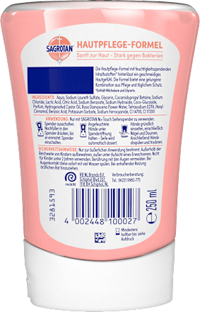 Flüssigseife No-Touch Nachfüller Rose & Sheabutter Sagrotan