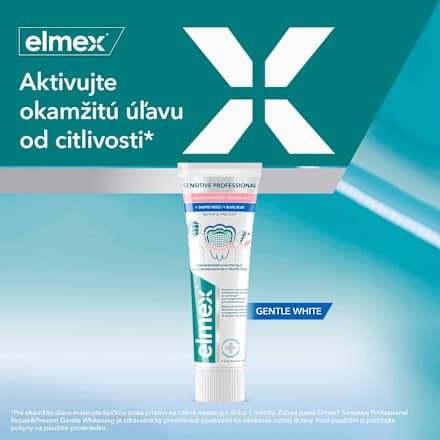 Zubná pasta Sensitive Professional Repair & Prevent Gentle Whitening  elmex