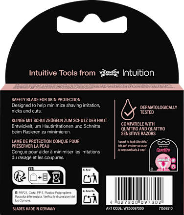 Ostrza do maszynki Intuition Quattro WILKINSON SWORD