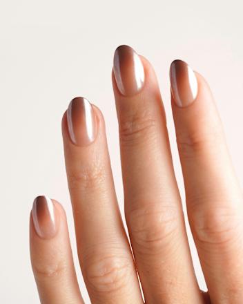 Künstliche Nägel, Soft Gel Press Ons Brownie Short Round  Doonails