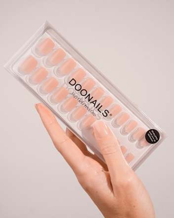 Künstliche Nägel, Soft Gel Press Ons Latte Short Square Doonails