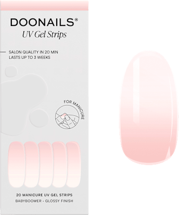 UV Gel Nagelfolien, Gel Strips Babyboomer Doonails