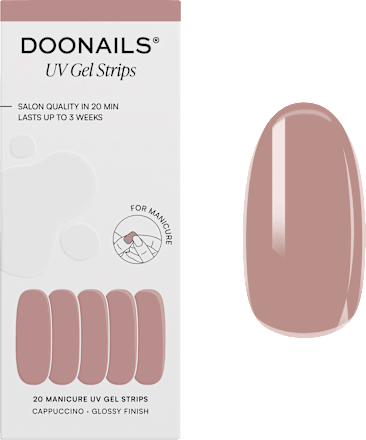 UV Gel Nagelfolien, Gel Strips Cappuccino Doonails