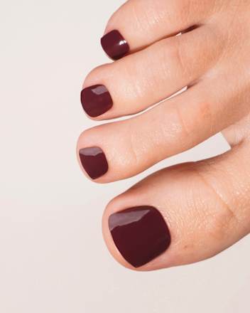 UV Gel Nagelfolien, Gel Strips Pediküre Plum Purple  Doonails