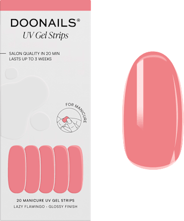 UV Gel Nagelfolien, Gel Strips Lazy Flamingo Doonails