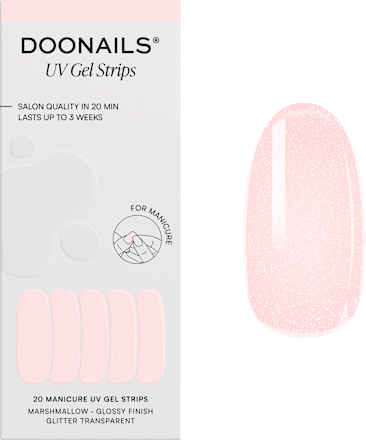 UV Gel Nagelfolien, Gel Strips Marshmallow Doonails