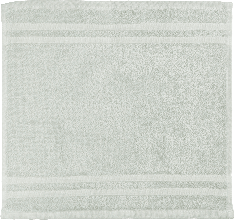 Handtuch aus Frottee grün (30x30 cm), GOTS-zertifiziert ebelin