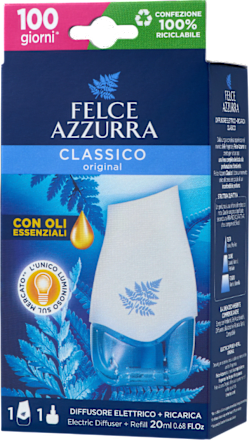 Diffusore Elettrico + Ricarica assort. FELCE AZZURRA