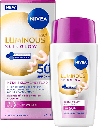 Dnevni fluid Luminous630® Skin Glow, SPF 50+ NIVEA