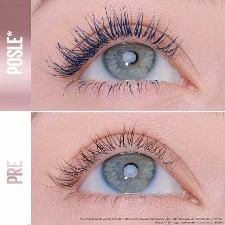 LASH SENSATIONAL SKY HIGH maskara - Navy MAYBELLINE NEW YORK