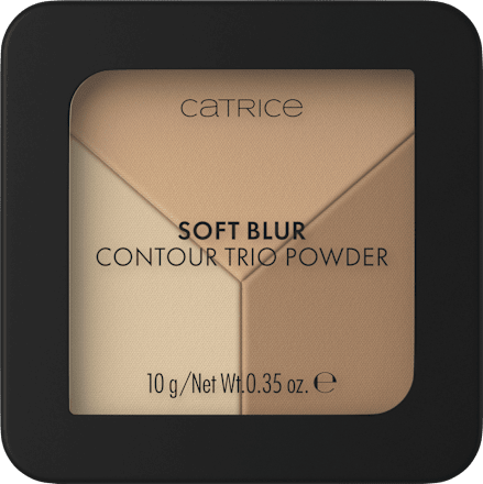 Contour Puder Trio Soft Blur Glass Cloud C010 Cool Harmony CATRICE