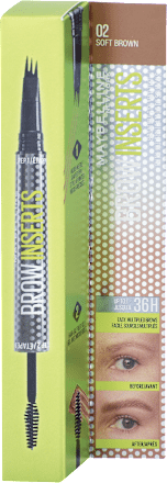 Pero na obočie BROW INSERTS - 2 Soft Brown MAYBELLINE NEW YORK