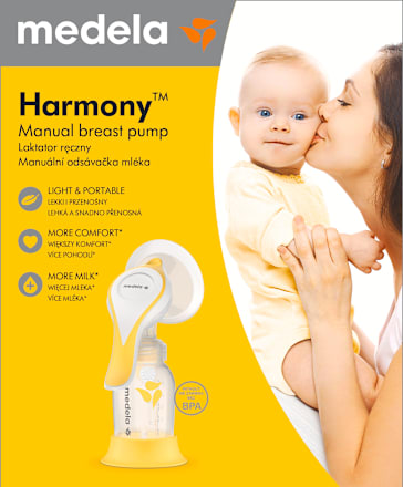 manuální odsávačka mateřského mléka Harmony  medela