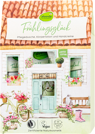 Set cadou Fericire de primăvară pentru hidratarea corpului alverde NATURKOSMETIK