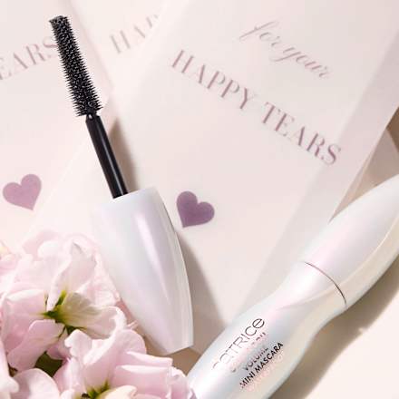 Mascara Mini Glam & Doll Volume Brides & Besties Waterproof C01 Happy Tears CATRICE
