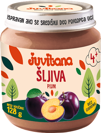 Dečija kašica - šljiva, od 4. meseca juvitana