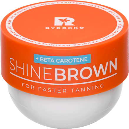 SHINE BROWN  + beta karoten krema za ubrzano tamnjenje Byrokko