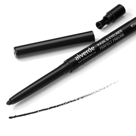 Kajal & Eyeliner Perfect Precise 01 Schwarz alverde NATURKOSMETIK